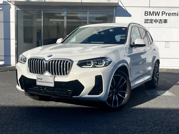 BMW X3 xDrive20d M Sport Diesel Turbo 4WD Certified Used Car Black Leather Non-Smoking OP20AW (Alpine White) — thumbnail 1