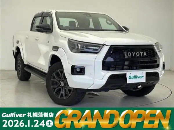 Toyota Hilux 2.4 Z GR Sport Diesel Turbo 4WD with Factory Navigation, Full-Seg TV, 360-Degree Camera, Pre-Collision Safety, Lane Keep Assist, Radar Cruise Control, Auto High Beam, Clearance Sonar, Paddle Shift, Downhill Assist (White Pearl) — thumbnail 1
