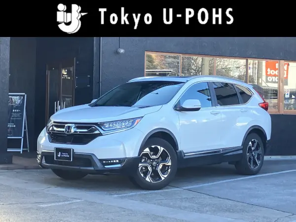 Honda CR-V 1.5 EX Masterpiece Panoramic Sunroof/Roof Rail/Hands-Free Power Back Door/Black Leather Seats/Power Seats (Pearl) — thumbnail 1