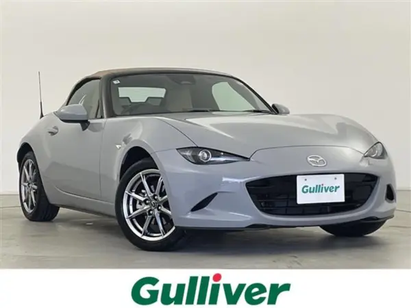Mazda Roadster 1.5 S Leather Package V Selection 6-Speed MT BOSE Sound Genuine 8.8-inch Navigation Full-Seg TV Backup Camera Dashcam ETC Leather Seat Seat Heater BSM Adaptive Cruise Control Lane Assist LED Auto High Beam Non-Smoking Car (Aero Gray Metallic) — thumbnail 1