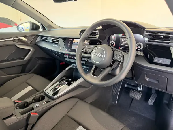 Audi A3 Sportback 30 TFSI Advanced Demo Up: Convenience & Assistance Package Light Navigation Package 3-Zone Automatic Air Conditioner Certified Used Car (Mythos Black M) — photo 9