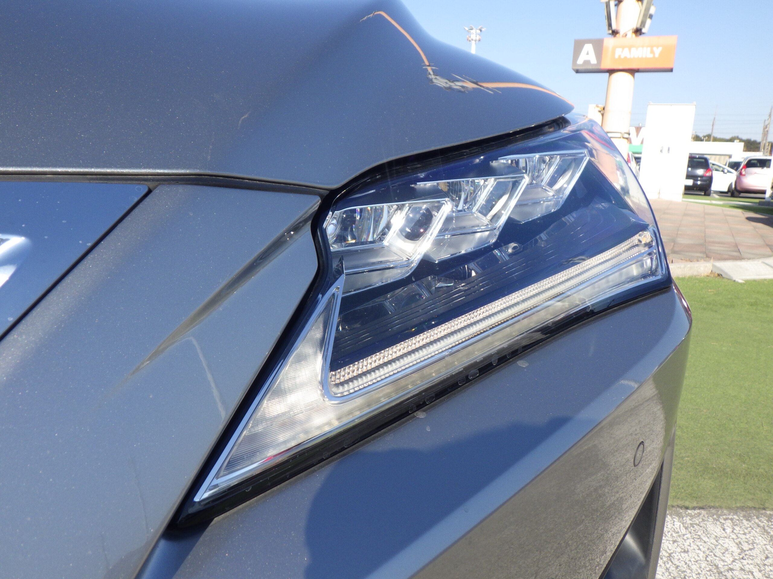 Lexus RX450h Black Sequence Triple LED Genuine Leather HUD Factory Navigation TV Bluetooth Lexus Safety System+ Power Tailgate Power Seats Air Seats Seat Heater Dashcam Steering Heater ETC Clearance Sonar (Sonic Titanium) — photo 9