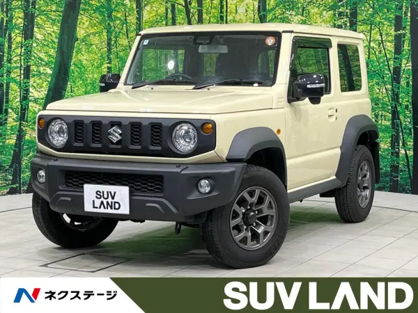Suzuki Jimny Sierra 1.5 JC 4WD Non-Smoking Car 9-inch Navi Full-Seg Back Camera Seat Heater Cruise Control ETC LED Lights Safety Support (Chiffon Ivory Metallic)