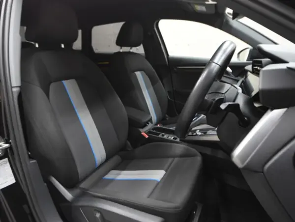 Audi A3 Sportback 1st Edition with Virtual Cockpit, Adaptive Cruise Control, Blind Spot Monitor, Lane Keep Assist, Full-Seg TV, Collision Mitigation Brake, Rearview Monitor, Corner Sensors, USB Power, One Owner (Black) — photo 7