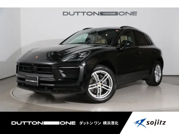 Porsche Macan PDK 4WD One Owner Sports Chrono Package Half Leather Beige Interior Seat Heater Seat Memory ACC Around View Monitor (Black)