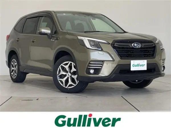 Subaru Forester 2.0 Touring 4WD with 8-inch Display Audio, Radar Cruise Control, Seat Heaters, Rear Camera, Side Camera, Corner Sensors, Genuine Alloy Wheels, ETC, LED Headlights, Paddle Shift (Green) — thumbnail 1