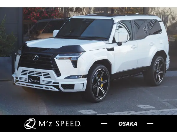 Lexus GX550 Version L 4WD ZEUS New Car Complete Mark Levinson Panoramic Roof Digital Inner Mirror Drive Recorder Floor Mat Tablet Holder Electric Side Step 14-inch Connected Navigation Brown Interior Cool Box (Sonic Quartz) — thumbnail 1