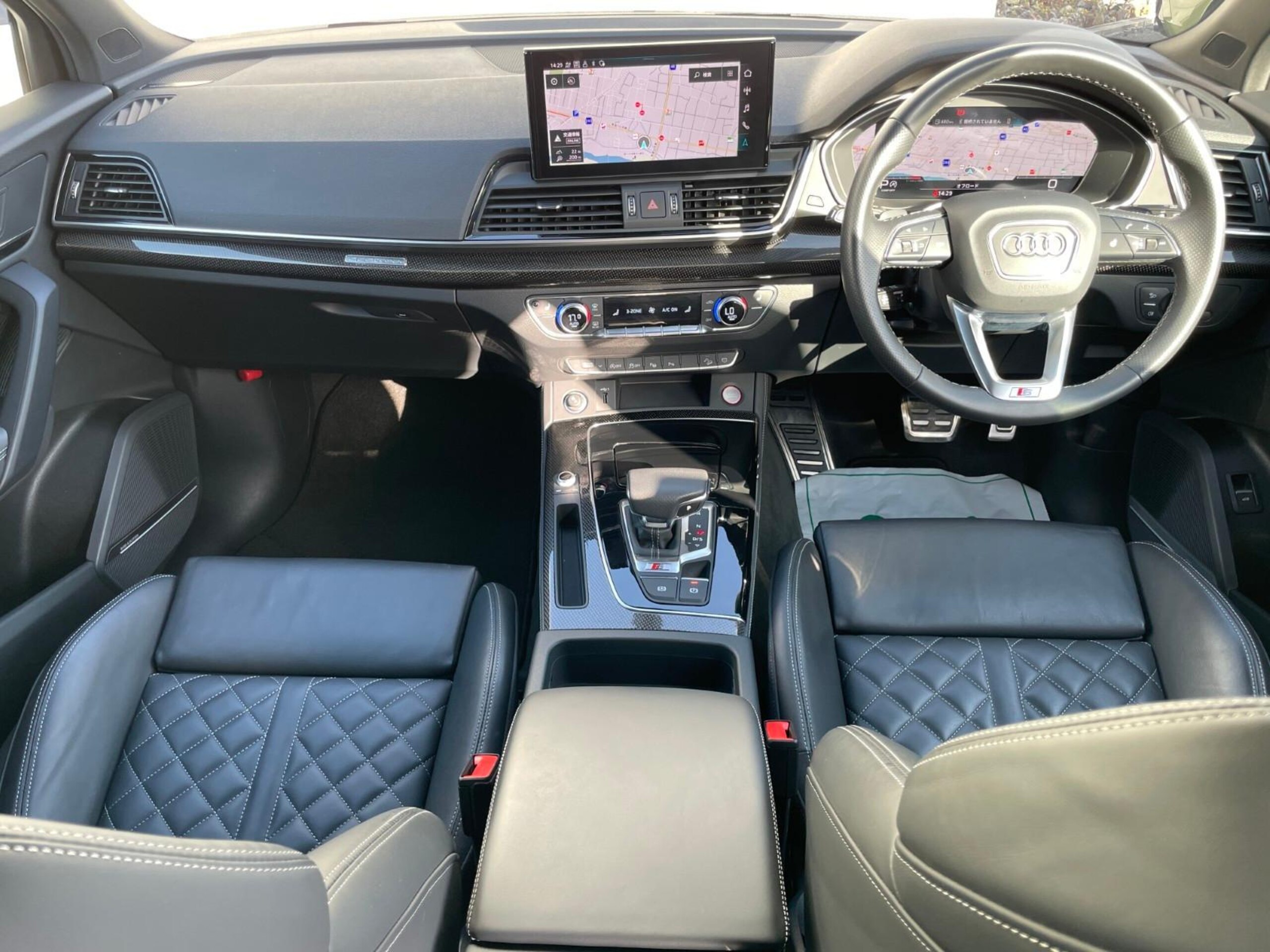 Audi SQ5 One Owner Panoramic Sunroof Adaptive S Sport Air Suspension Fine Nappa Leather Red Brake Calipers (White) — photo 9