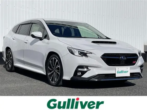 Subaru Levorg 1.8 STI Sport EX 4WD Bordeaux Leather Seats / EyeSight X / Genuine 11.6-inch Memory Navi / Full-Seg TV / Seat Heaters / Digital Inner Mirror / Power Rear Gate / Built-in ETC 2.0 / BSM / Power Seats / CarPlay / Non-Smoking Vehicle (White Pearl)