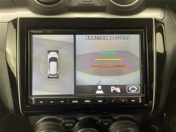 Suzuki Swift Sport 1.4 ZC33S Final Edition 6-Speed MT with Manufacturer Options: Surround View Camera Package, Genuine 8-inch Navi, ETC 2.0, Dashcam, BSM, Seat Heater, Adaptive Cruise Control, Lane Assist, LED Headlights, Front/Rear Fog Lights, Non-Smoking (Pure White Pearl Black Two-Tone Roof) — photo 7