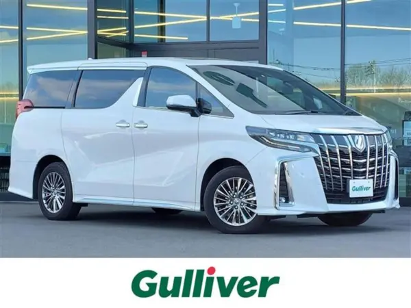 Toyota Alphard Hybrid 2.5 Executive Lounge S E-Four 4WD 4-Seater Modified Factory Navigation Certified Fuel Economy Modified Vehicle SONY 43-inch 4K LCD TV JBL Sound Wireless Intercom Sunroof Dashcam 360-Degree Camera ETC2.0 BSM LED Headlights Genuine Leather Seats (White Pearl) — thumbnail 1
