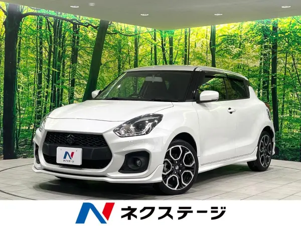 Suzuki Swift Sport 1.4 6-speed MT Non-Smoking Car Genuine Navi ETC Seat Heater Backup Camera Cruise Control Dashcam Auto Air Conditioning Smart Key (Pure White Pearl)