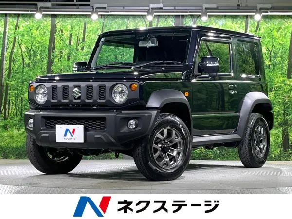 Suzuki Jimny Sierra 1.5 JC 4WD with 8-inch Navigation, Backup Camera, Collision Mitigation System, LED Headlights, Cruise Control, Dashcam, Smart Key, Push Start, ETC, Bluetooth, Digital TV, Corner Sensors, Seat Heater (Black) — thumbnail 1