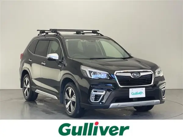 Subaru Forester 2.0 Advance 4WD with Kenwood Navigation, Full-Seg TV, Backup Camera, EyeSight, Sunroof, Power Seats, Seat Heaters, Steering Heater, LED Lights, Auto Lights, Radar Cruise Control (Crystal Black Silica) — thumbnail 1