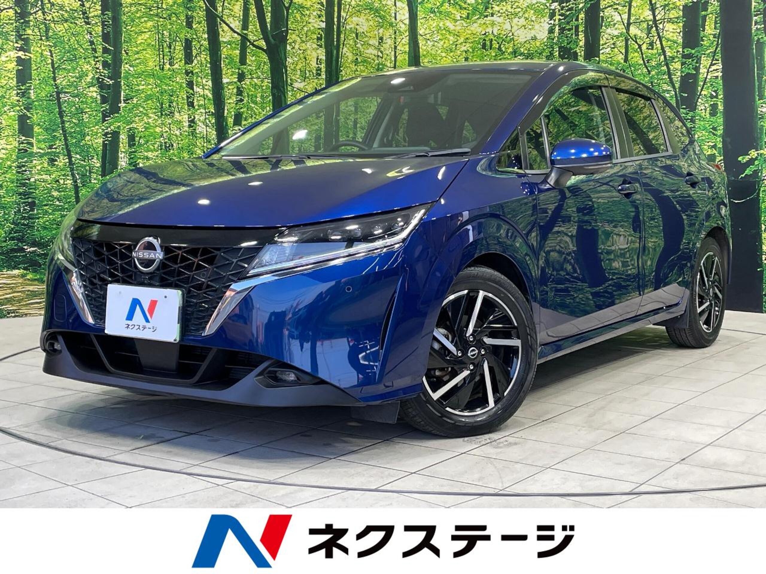 Nissan Note 1.2 X with Factory 9-inch Navi, Full-Seg LED Headlights, Factory 16-inch Alloy Wheels, 360 Camera, Collision Mitigation, ETC, Smart Key, Auto Air Conditioning
