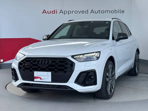 Audi SQ5 3.0 4WD Panorama Sunroof Black Styling Package Adaptive S Sport Air Suspension TV Tuner (Glacier White Metallic) — thumbnail 1
