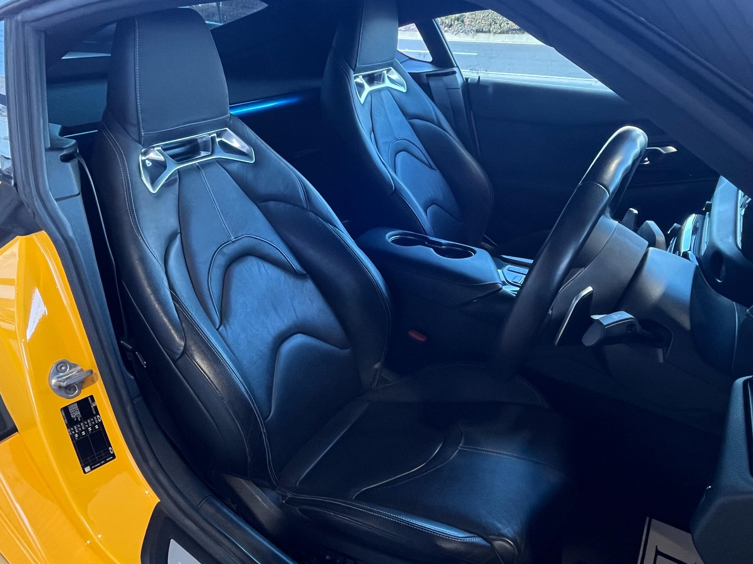 Toyota Supra 3.0 RZ 3L Turbo with Lowering Kit, OZ Racing Wheels, Cusco Strut Bar, Black Leather Power Seats, Factory Navigation, ETC (Lightning Yellow) — photo 7