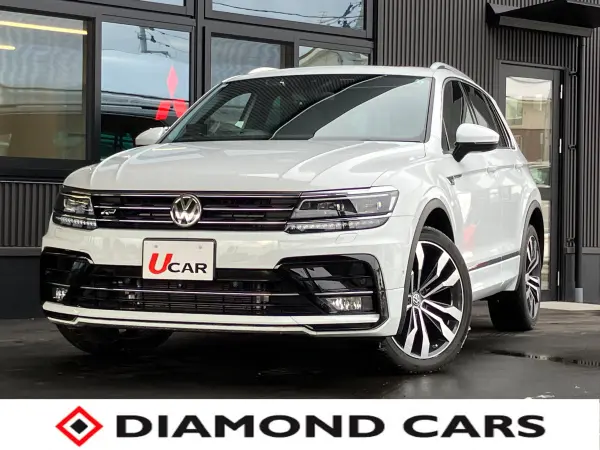 Volkswagen Tiguan TDI 4Motion R-Line Diesel Turbo 4WD Leather Seat Package Panoramic Sliding Roof Adaptive Chassis Control Genuine 20-inch Alloy Wheels ETC2.0 Drive Recorder (Pure White)
