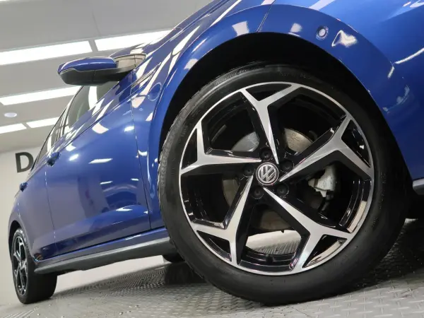 Volkswagen Polo TSI R-Line Genuine Navigation Back Camera Obstacle Sensor Collision Mitigation Brake ACC LED Headlights Paddle Shift Genuine Aluminum Auto Light Turn Signal Mirror Rear Blind Spot Detection CD/DVD Full-Seg TV (Leaf Blue Metallic) — photo 8