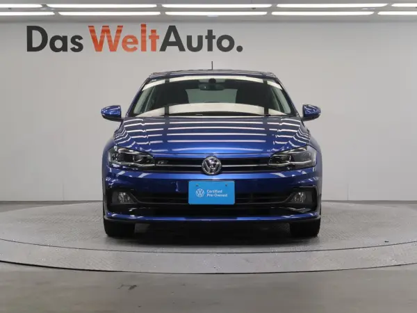 Volkswagen Polo TSI R-Line Genuine Navigation Back Camera Obstacle Sensor Collision Mitigation Brake ACC LED Headlights Paddle Shift Genuine Aluminum Auto Light Turn Signal Mirror Rear Blind Spot Detection CD/DVD Full-Seg TV (Leaf Blue Metallic) — photo 9