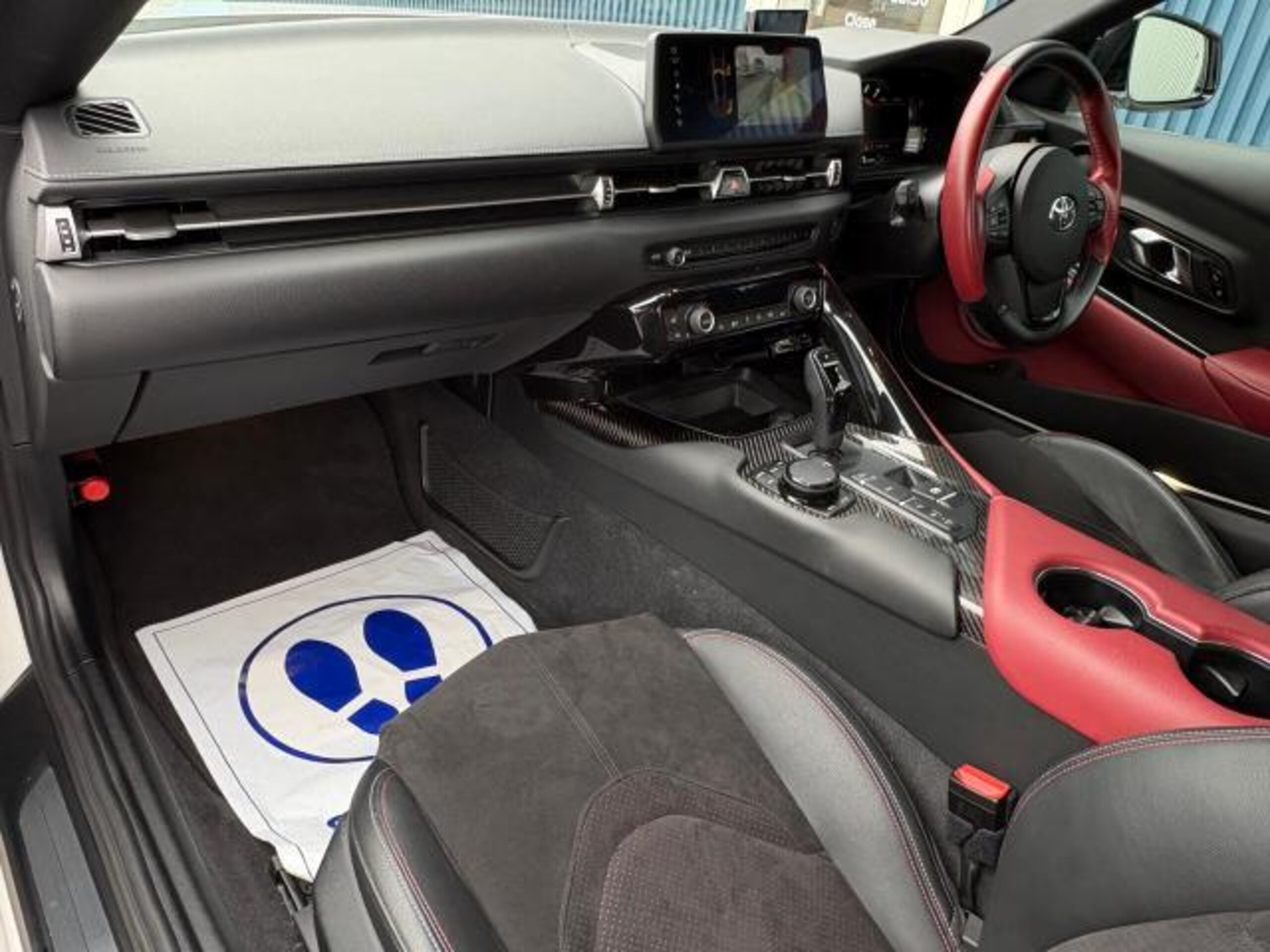 Toyota Supra 3.0 RZ with AIMGAIN Full Aero, MAXORIDO Diffuser, HKS Suspension, Blue Off Valve, Air Cleaner, TWS 19AW Wheels, Red Calipers, 6-LED Headlights, Pre-Collision & Radar Cruise Control, HUD — photo 8