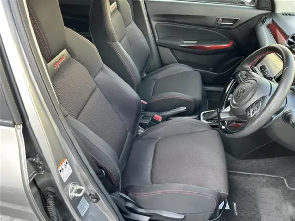 Suzuki Swift Sport 1.4 with 360 Camera, Genuine Navi, BSM, ACC, PCS, LDA, ETC, Silver, Paddle Shift, Studless Tires, Corner Sensors, Seat Heater (Silver) — photo 8