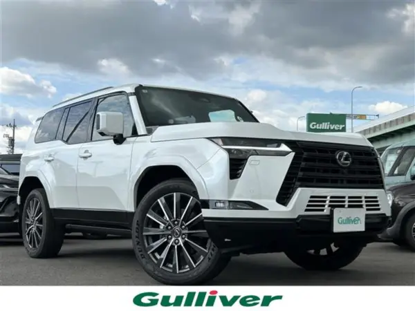 Lexus GX550 Version L 4WD Panorama Roof Mark Levinson Sound Digital Inner Mirror Cool Box Genuine 14-inch Navigation 360-degree Camera 2.0ETC Genuine 22-inch AW Auto Step Safety System+ Teammate Brown Leather Seat (Gun Metallic) — thumbnail 1