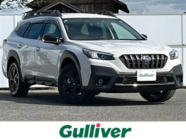 Subaru Legacy Outback 1.8 X-Break EX 4WD EyeSight X 11.6-inch Navigation, Back Camera, Full-Seg, Memory Power Leather Seats, Heated Seats All Around, Adaptive Cruise Control, Drive Recorder, DVD Playback, Bluetooth, Front/Side Curtain Airbags, ETC, Roof Rails, Auto LED Lights, Front Fog Lamps, Genuine 18AW (Crystal White Pearl)