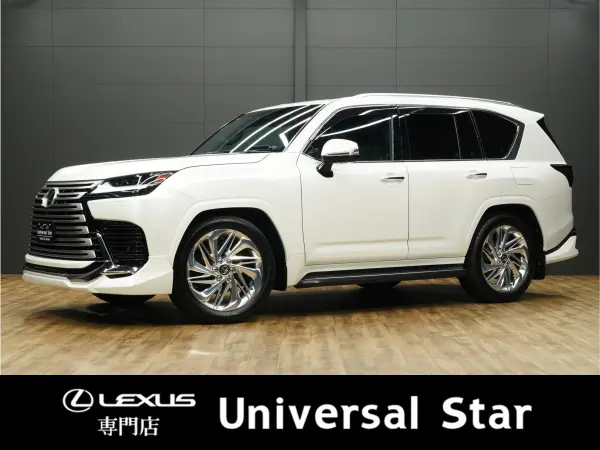 Lexus LX600 Executive 4WD One-Owner Car / Non-Smoking / Indoor Storage / Mark Levinson / R-Entertainment / Modellista Aero / Modellista 22-inch Wheels / Panoramic View Camera / Wireless Charging / Genuine Leather Massage Seats / SR / Digital Mirror / Power Back Door / ETC 2.0 (Sonic Quartz) — thumbnail 1