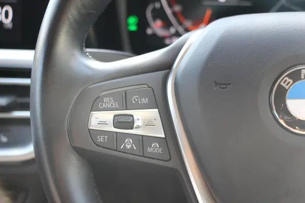 BMW 3 Series 320i Pure Elegance 2-Year Warranty Limited to 100 Units in Greater Tokyo Area Heated Brown Leather Comfort Plus Package Adaptive Cruise Control Steering Support BMW Live Cockpit Power Trunk LED Headlights Auto High Beam Apple CarPlay Touch Screen HDD Navigation 360-Degree Camera (Black Sapphire Metallic) — photo 7