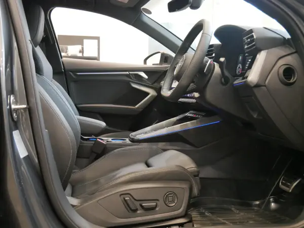 Audi A3 Sportback 30 TFSI S Line Certified Used Car S Line Plus Package Matrix LED Headlights Dynamic Turn Indicators Navigation Package Convenience & Assistance Package Leather Seats (Daytona Gray Pearl Effect) — photo 8