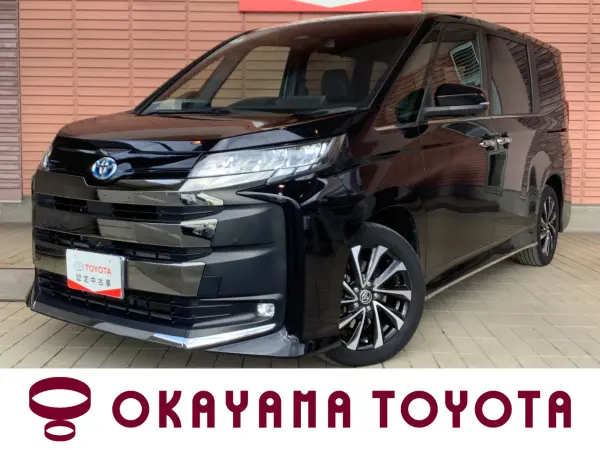 Toyota Noah 1.8 Hybrid S-Z Toyota Certified Used Car - Display Audio, USB Port, Bluetooth, ETC 2.0, Surround View Monitor, Dual Power Sliding Doors, Seat Heater, AC 100V/1500W Accessory Outlet, Smart Key, LED Headlamps (Attitude Black Mica)