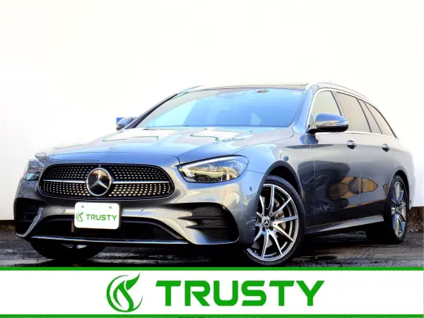 Mercedes-Benz E-Class Wagon E300 Sport MP202302 Exclusive Package AMG19AW AMG Full Aero Panoramic Sunroof Black Nappa Leather Interior HDD Navigation Full-Seg TV 360° Camera PTS HUD Burmester Sound Drive Recorder (Selenite Grey)