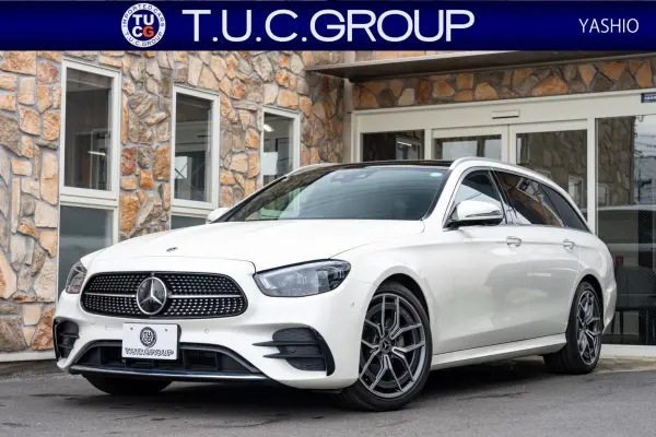 Mercedes-Benz E-Class Wagon E200 Sport (BSG Model) AMG Interior & Exclusive Package 2-Year Warranty Late Model BSG Black Nappa Leather Seat Heater SR MBUX Navigation Full-Seg TV CarPlay HUD 360 Camera Burmester Wireless Charging Multibeam LED AMG Aero & 19AW (Diamond White) — thumbnail 1