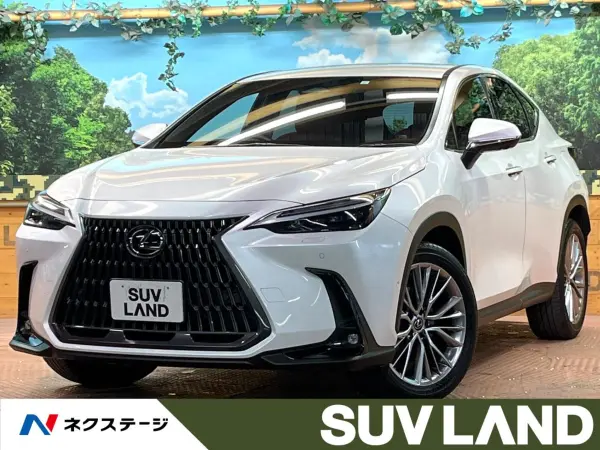 Lexus NX 350h Version L 4WD Non-Smoking Genuine 14-inch Navi 360 Camera Blind Spot Monitor Radar Cruise Digital Mirror Power Rear Gate Red Leather Seat Ventilation Triple LED Headlights Auto High Beam ETC (Sonic Quartz) — thumbnail 1