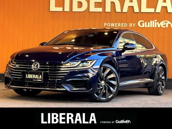 Volkswagen Arteon R-Line 4Motion Advance 4WD Panoramic Glass Sunroof All-In Safety DCC HUD DiscoverPro TV 360-Degree Camera Digital Cockpit Black Leather Seat Heater Power Seat LED Headlight 20-Inch AW Smart Key Power Back Door Drive Recorder (Atlantic Blue Metallic)
