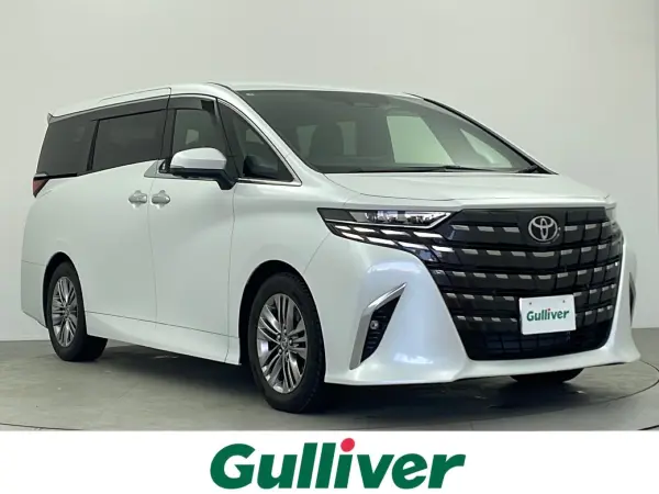 Toyota Alphard Hybrid 2.5 Z E-Four 4WD One-Owner Vehicle Genuine 14-inch Navi Full-Seg TV BT Toyota Safety Sense Panoramic View Monitor Sunroof Leather Seats Ventilation Digital Inner Mirror Power Sliding Doors Both Sides ETC Power Rear Gate (Platinum White Pearl Mica) — thumbnail 1