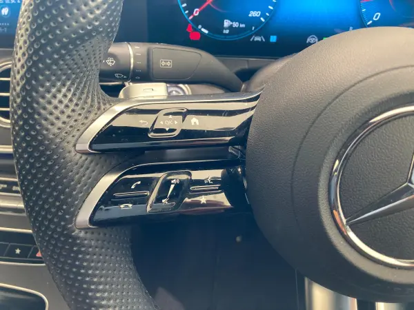 Mercedes-Benz E-Class E200 Sport (BSG Model) ACC Bluetooth USB ACP AA Burmester Sound System Full-Seg TV Around-View Camera ETC2.0 Head-Up Display Blind Spot Monitor Black Leather Seats Front Power Seats All Seats Heated Power Trunk (Diamond White) — photo 8