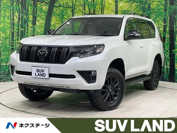 Toyota Land Cruiser Prado 2.7 TX L Package Matte Black Edition 4WD Non-Smoking Car Sunroof 9-inch Navigation Surround View Camera 7-Seater Beige Leather Seat Ventilation Radar Cruise LED Lights (White Pearl Crystal Shine)