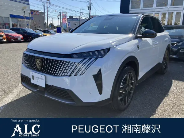 Peugeot 3008 GT Alcantara Package Hybrid Certified Used Car with Warranty, Navigation, ETC, Dashcam, Idling Stop, Obstacle Sonar, Lane Keep, Active Cruise Control, LED Lights, Genuine Wheels (Okenite White) — thumbnail 1