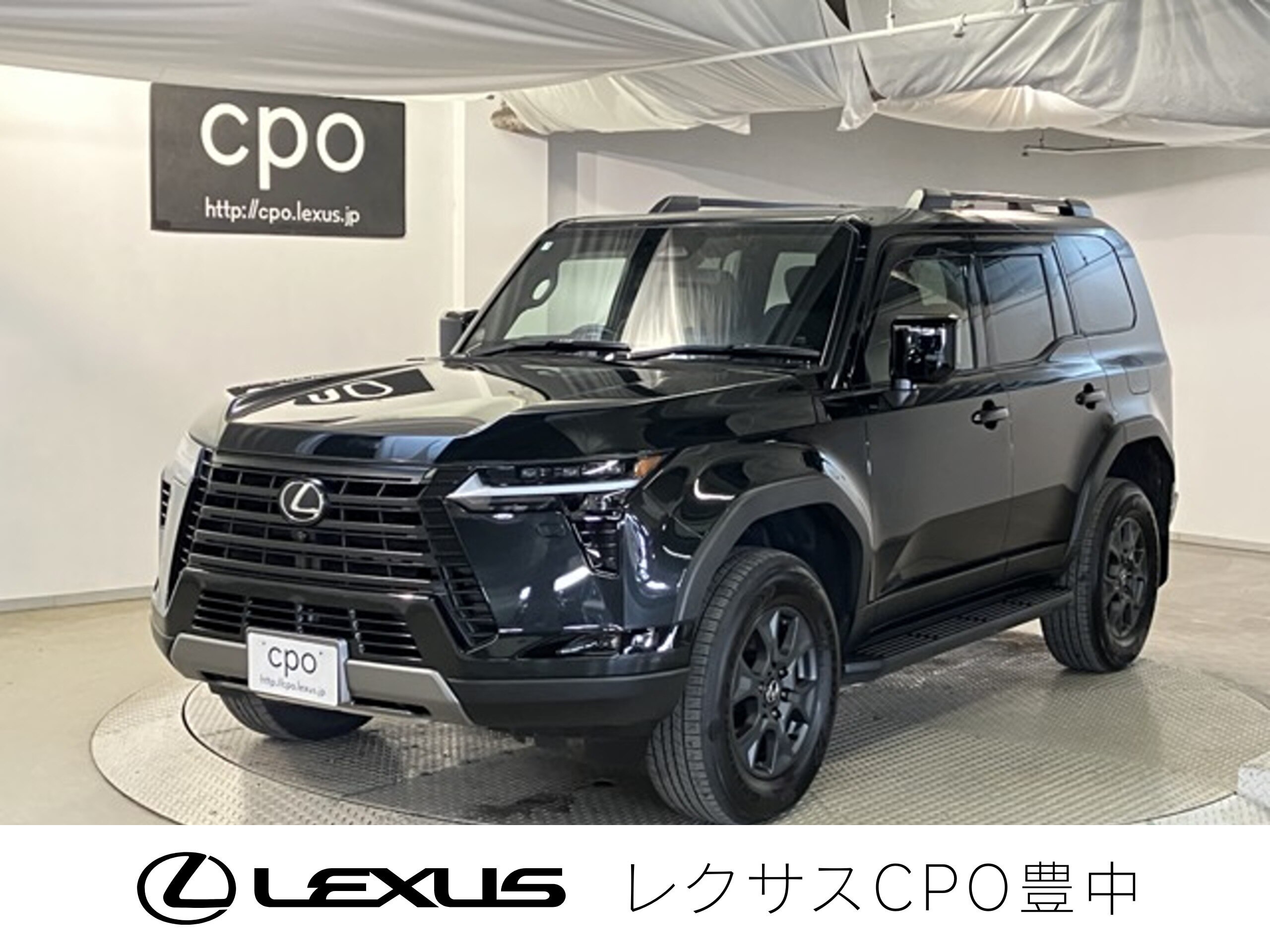 Lexus GX550 OverTrail Plus 4WD Certified Pre-Owned/CPO/Drive Recorder/Mark Levinson/Digital Inner Mirror (Graphite Black Glass Flake)