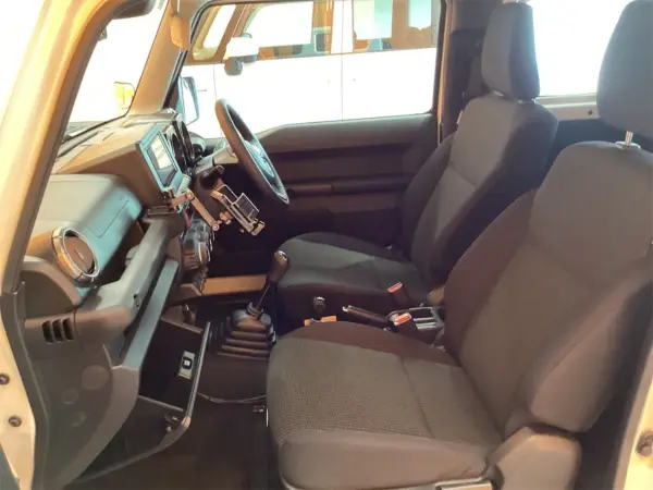 Suzuki Jimny Sierra 1.5 JC 4WD with Suzuki Safety Support, Aftermarket Display, B Camera, Cruise Control, LED Headlights, Fog Lights, Smart Key, Push Start, Idling Stop, Leather-Wrapped Steering Wheel, Front Seat Heaters, Genuine Aluminum Wheels (Pure White Pearl) — photo 8