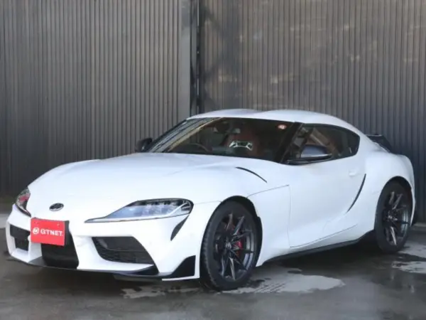 Toyota Supra 3.0 RZ Late Model Genuine 19AW Half Leather Seat Genuine Navi JBL Sound Back Camera ETC Drive Recorder (White Metallic) — thumbnail 1