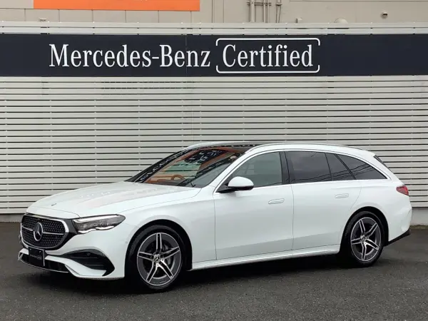 Mercedes-Benz E-Class Wagon E200 Avantgarde AMG Line Package (ISG equipped model) MP202401 (Opalith White) — thumbnail 1