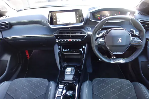 Peugeot 208GT Certified Used Car Warranty until March 2027, Genuine Navigation, Digital TV, Drive Recorder, ETC, Seat Heater, Automatic Emergency Braking, LED Headlights, Backup Camera, CarPlay & Android Auto (White) — photo 8