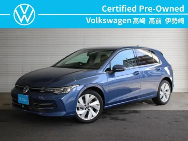 Volkswagen Golf eTSI Style Certified Used Car Demo Car Non-Smoking Genuine Navigation Drive Recorder (Front/Rear) ACC Lane Change Assist System LED Matrix Headlights Park Distance Control (Blue) — thumbnail 1