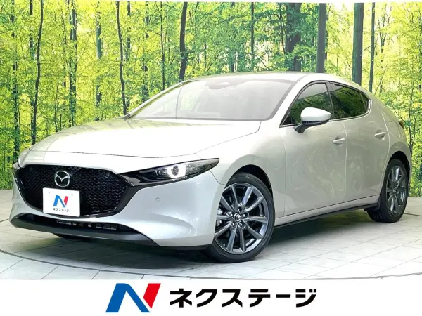Mazda MAZDA3 Fastback 2.0 20S Proactive Touring Selection Non-Smoking Car Genuine 10-inch Navi 360° View Monitor Smart Brake Support Radar Cruise BSM Seat Heater Steering Heater Paddle Shift Power Seat ETC Bluetooth (Platinum Quartz Metallic)