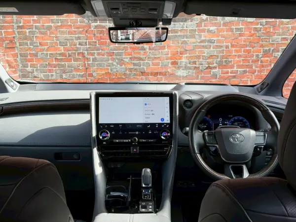 Toyota Alphard Hybrid 2.5 Executive Lounge E-Four 4WD Modellista Aero/19AW/14-inch Rear Entertainment/Executive Lounge Seats/JBL/Digital Mirror/Dual Moonroof/HUD/Panoramic View Monitor/Power Back Door/ETC/One Owner (Black) — photo 7