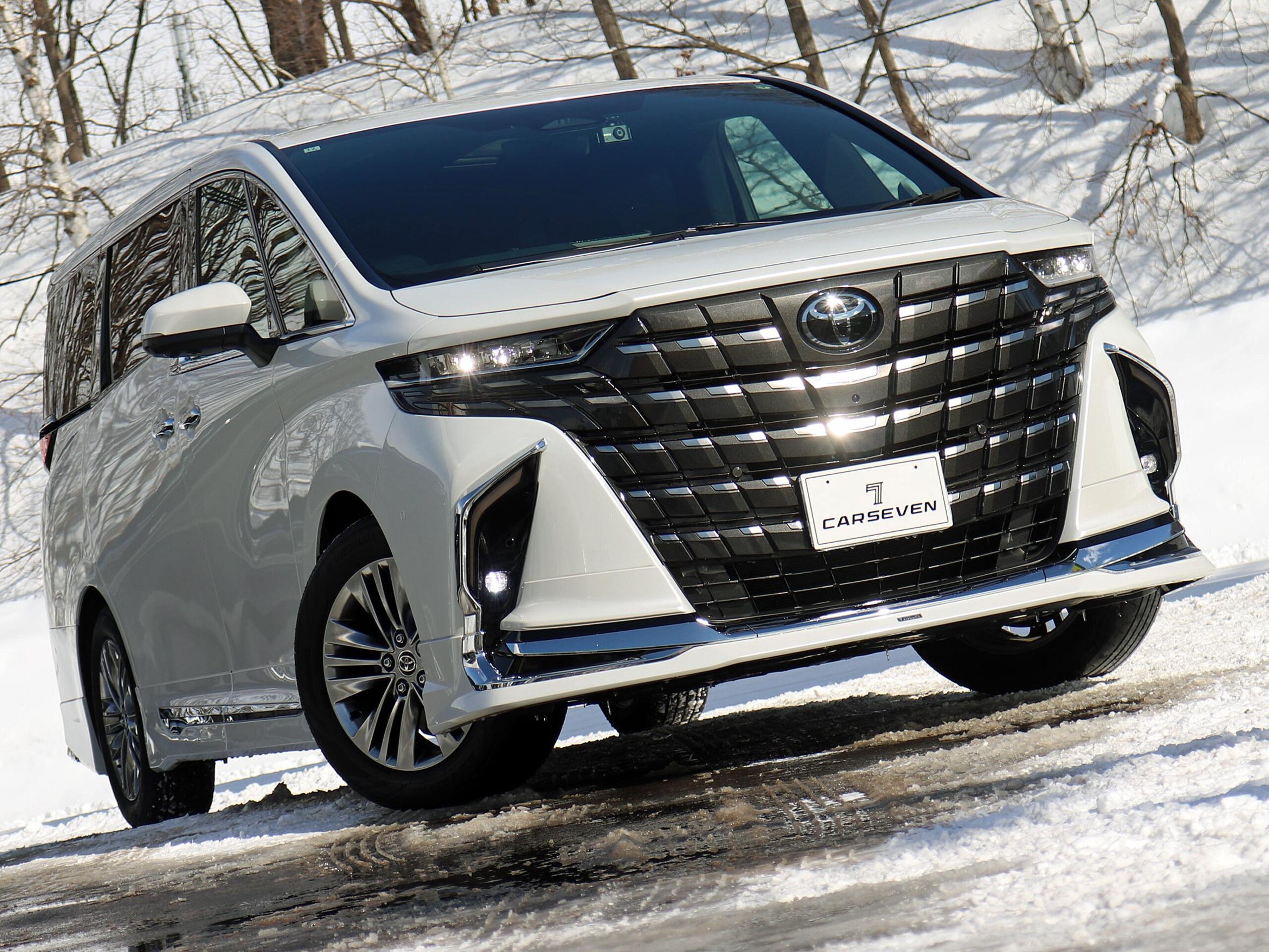 Toyota Alphard Hybrid 2.5 Z E-Four 4WD Modellista Full Aero Signature Illumination Dual Moonroof Toyota Teammate Digital Inner Mirror Black Leather Seats Seat Air Conditioning Surround View Camera Power Back Door Head-Up Display (Pearl) — photo 8