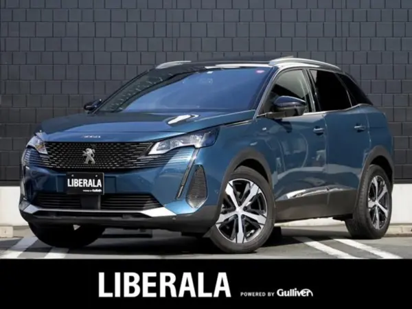 Peugeot 3008 GT BlueHDi Diesel Turbo Leather Package Panorama Sunroof Display Audio CarPlay Panorama View Camera Black Leather Seat Driver Massage Memory Power Seat Power Tailgate Wireless Charging Active Safety (Celebes Blue) — thumbnail 1